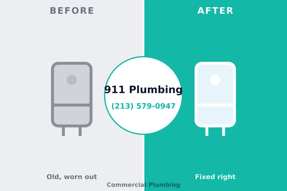 Before and after: plumbing repair Maysville, NC